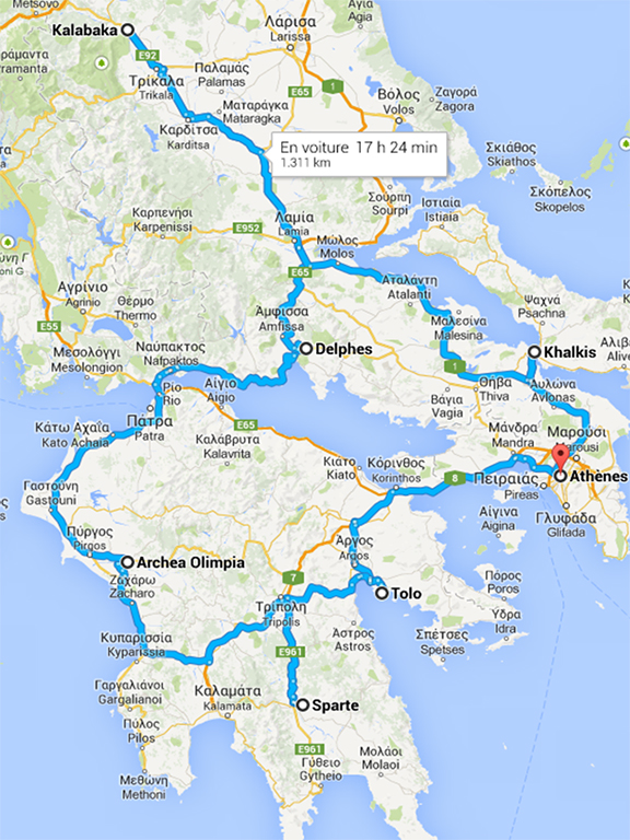 Autotour en Grèce 